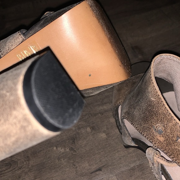 DIESEL LEATHER PLATFORM HEEL - Picture 10 of 11